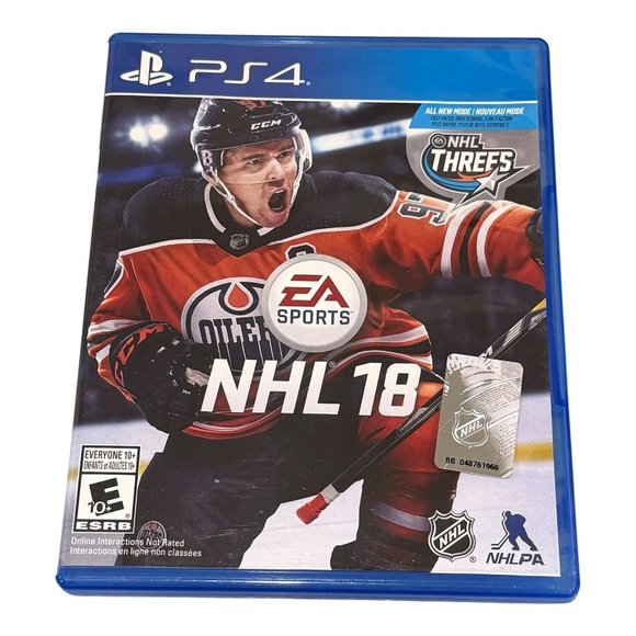 Sony Other - NHL 18 PS4 Video Game Complete EA Sports Hockey NHL Threes Mode Tested Disc Case